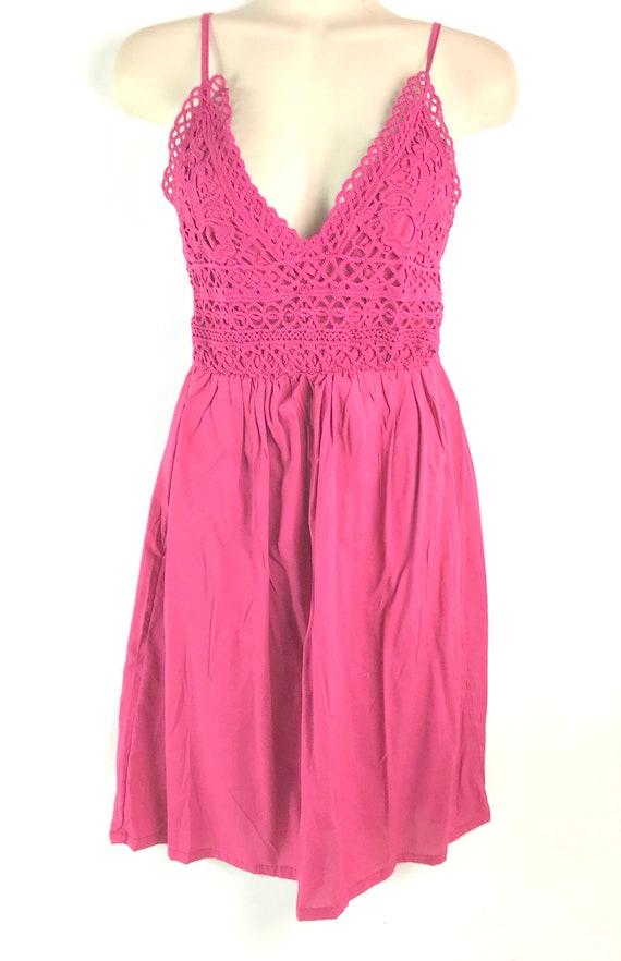 Vintage Summer Dress with Adjustable Spaghetti Str