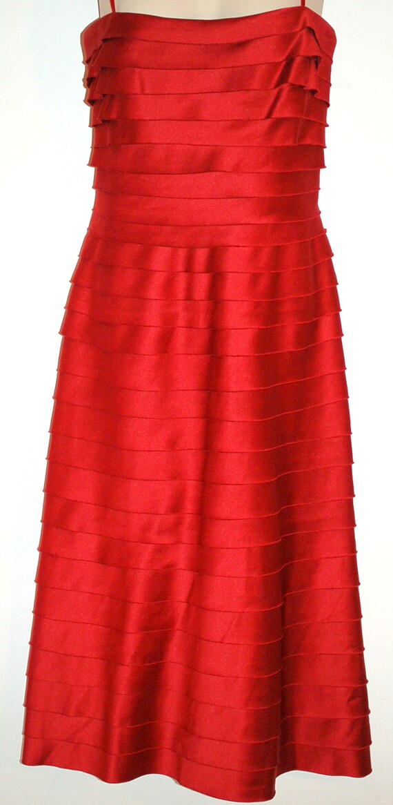 Vintage Bcbg Max Azria Strapless Evening Gown
