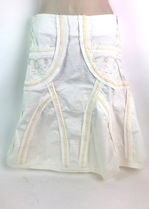 Vintage Cotton A-Line Skirt - image 1