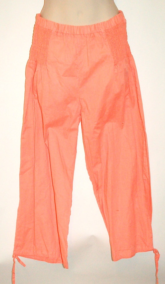 Vintage Coral Pedal Pushers
