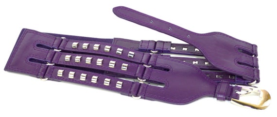 Purple and Silver Steampunk Belt - Etsy display picture 1