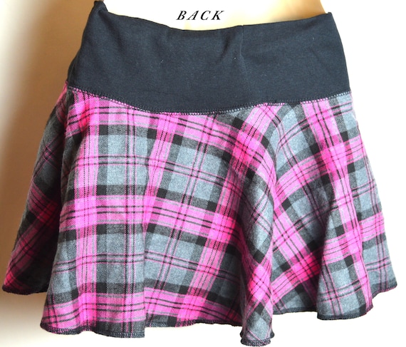 Sixties Plaid Mini Skirt - image 2