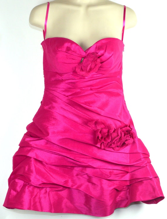 Hot Pink Fuschia Cocktail Dress