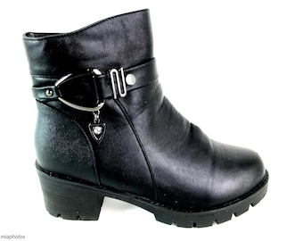 Warm and Comfy Black Ankle Booties