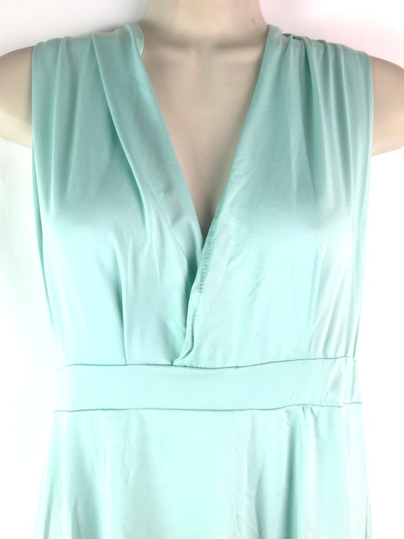 Vintage Mint Halter Backless Dress - image 1