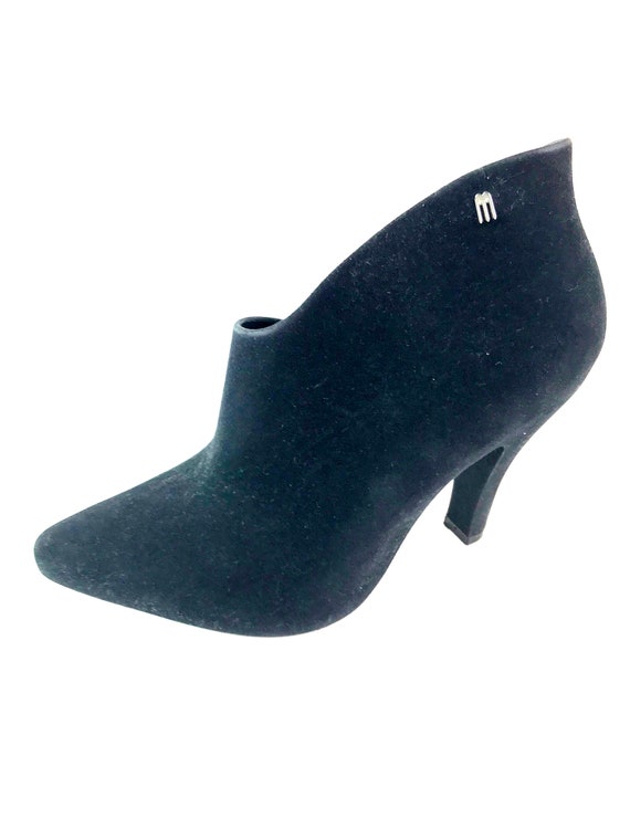 Black Suede Bootie