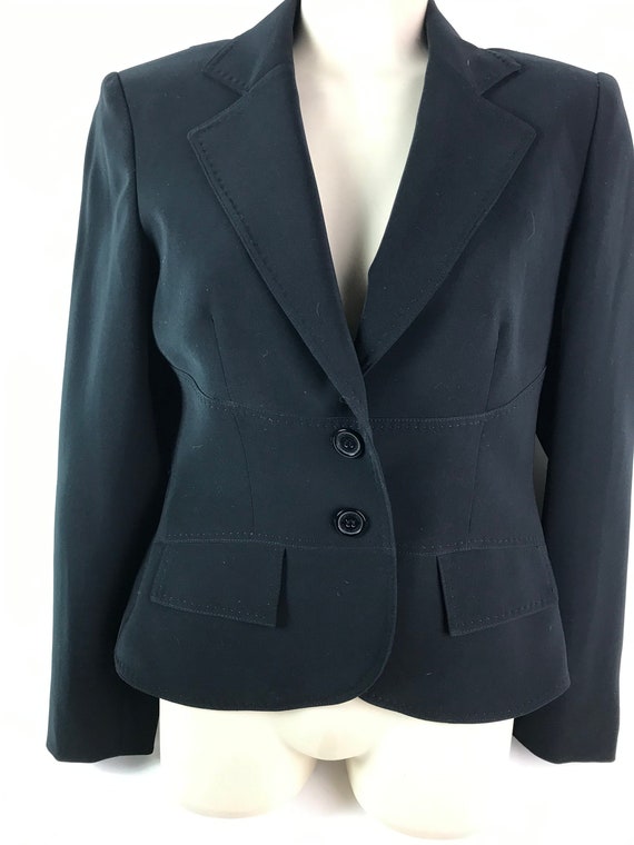 Anne Klein Womens Black Suit Jacket Black Size 0