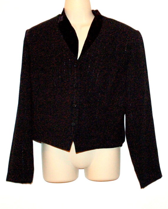 Vintage Pin Striped Ladies Jacket/Blazer - image 2