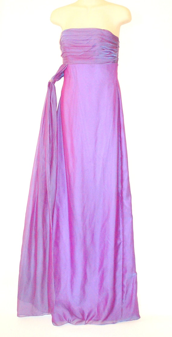 Vintage Monique L'Huillier Strapless Evening Gown - image 3