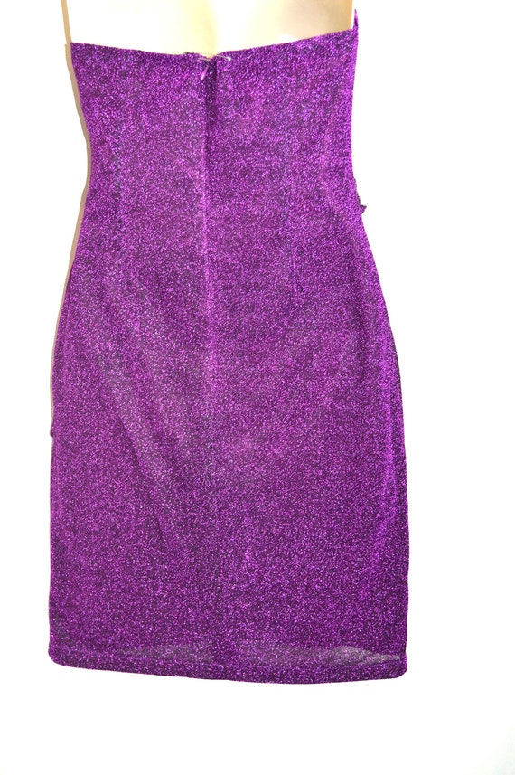 Vintage cocktail strapless dress - image 4