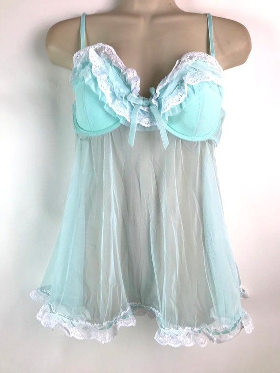 Vintage Mint Green Pistachio Lingerie