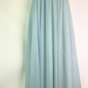 Eighties Baby Blue Evening Gown image 3