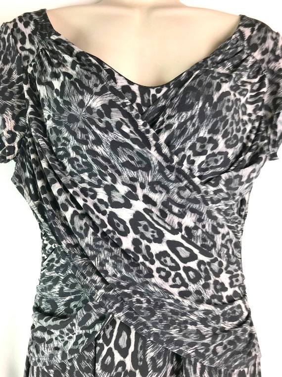 Vintage Leopard Print Dress - image 2