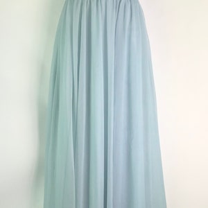 Eighties Baby Blue Evening Gown image 5