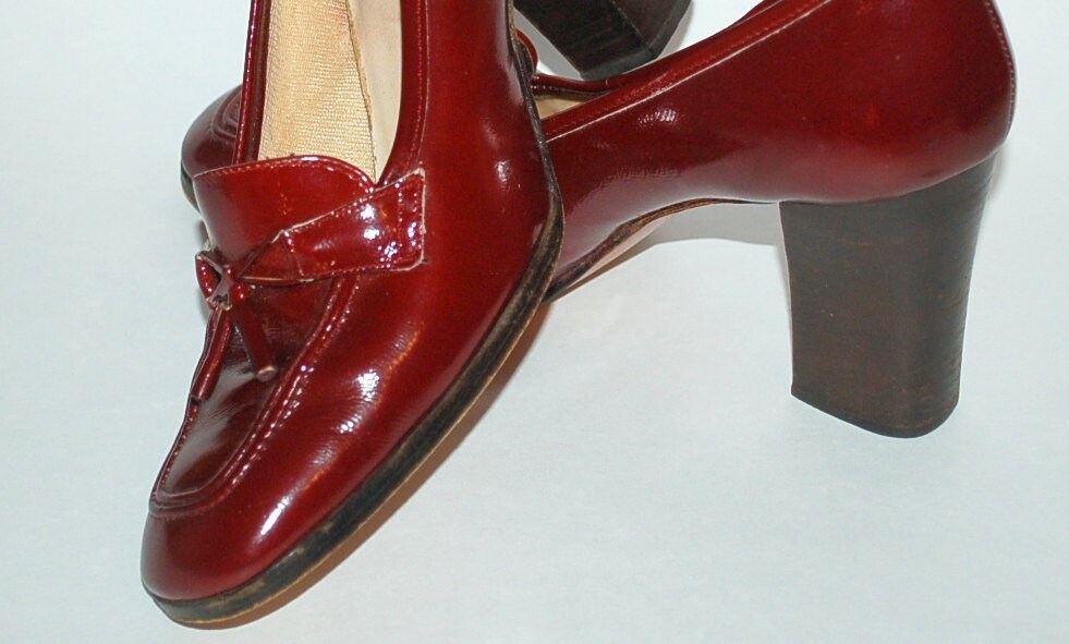 Vintage Italian Leather Court Shoes