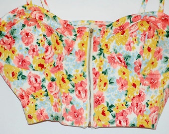 Vintage Floral Boustier