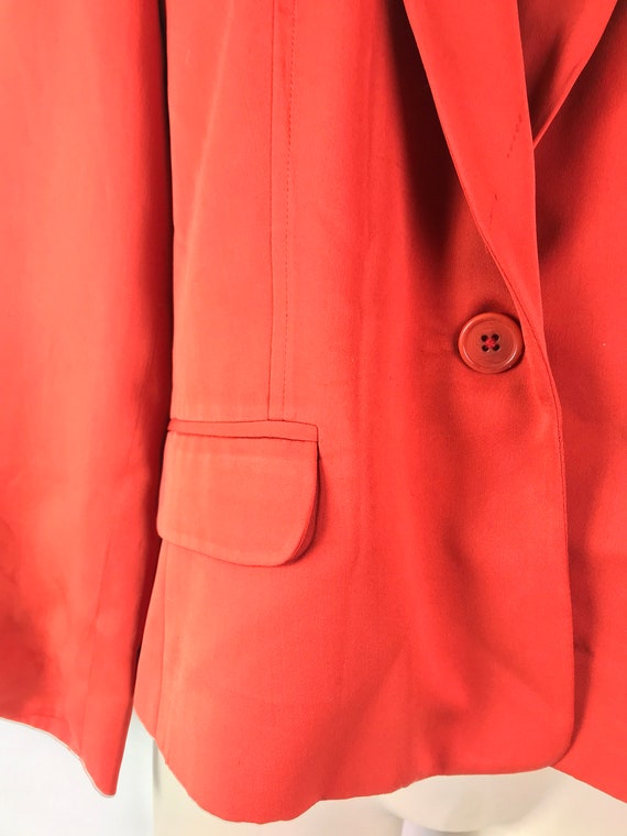 calvin klein burnt orange coat