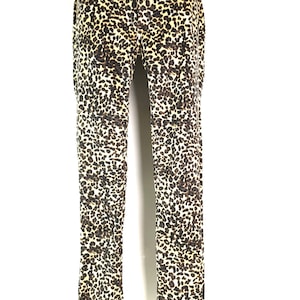 Ladies Animal Print Jeans