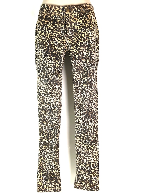 Ladies Animal Print Jeans - image 1