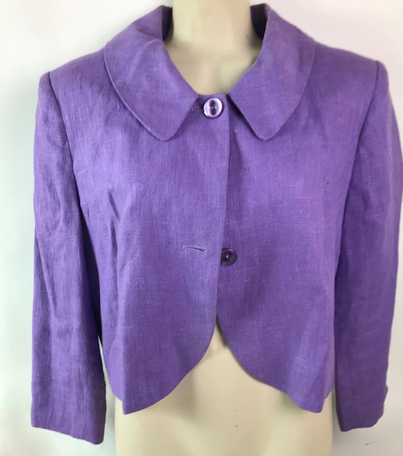 Vintage Harve Bernard Linen Jacket