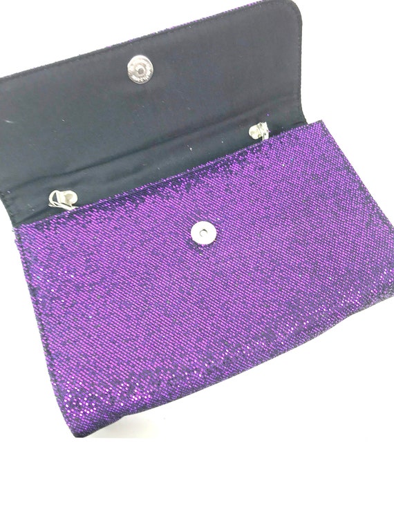 Vintage Sparkly Envelope Purse - image 1