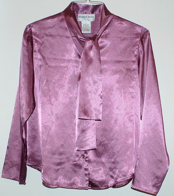 Vintage Lilac Secretary Blouse