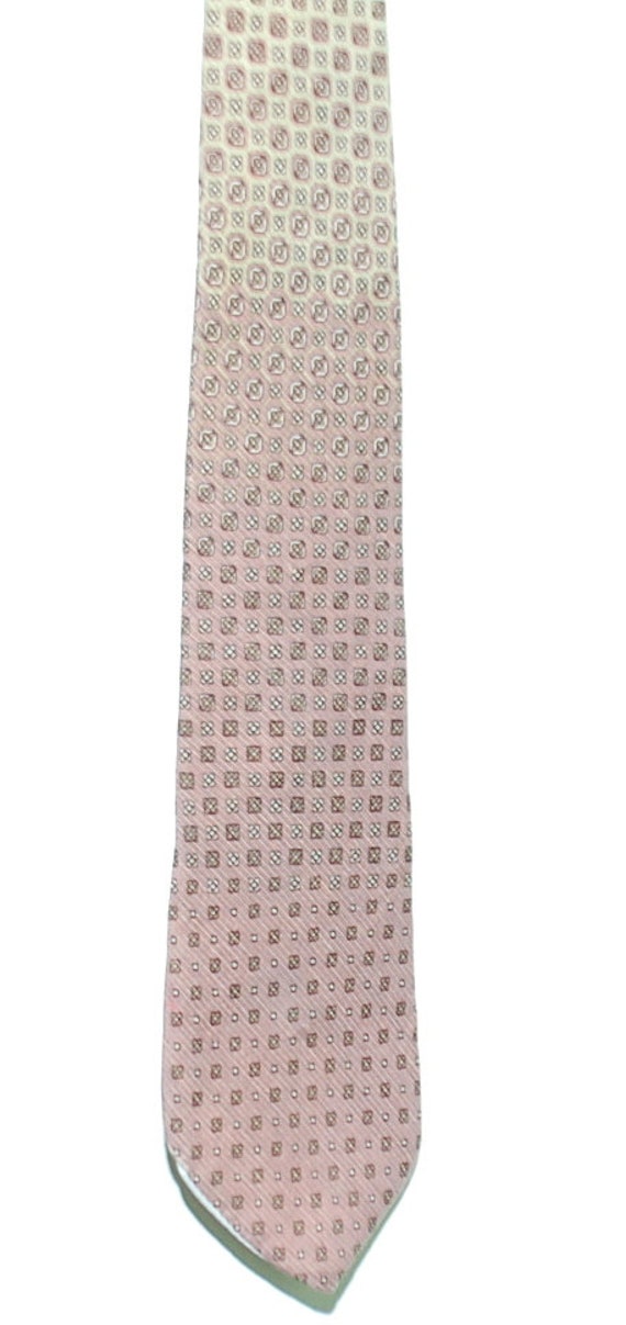Vintage Oscar de la Renta handmade silk tie - image 2
