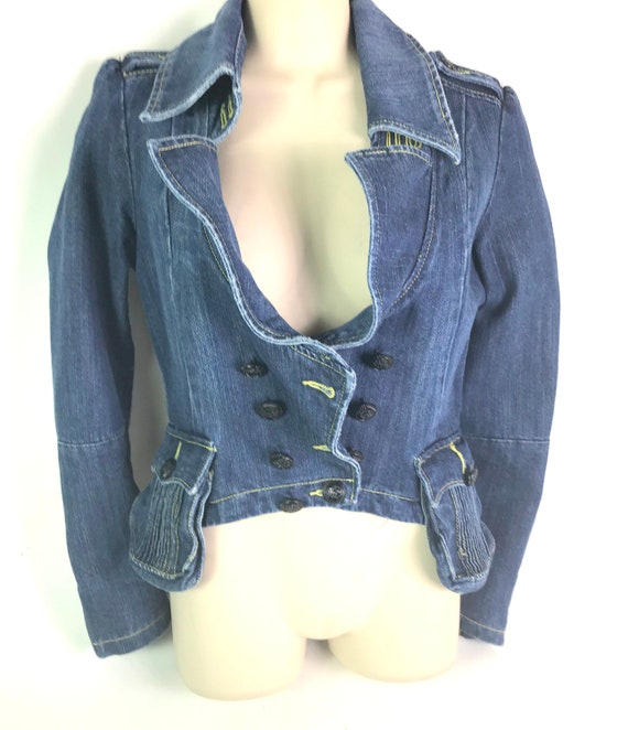 Vintage Blue Denim Ladies Jacket - image 1