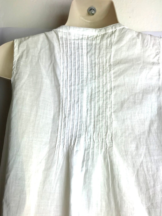 Light and Airy Summer Cotton White Top - image 3
