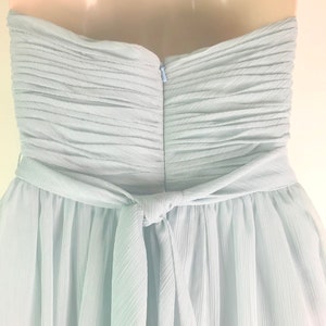 Eighties Baby Blue Evening Gown image 7