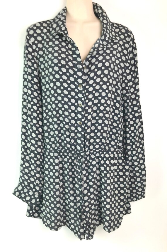 Ladies Patterned Romper Jumpsuit - image 1