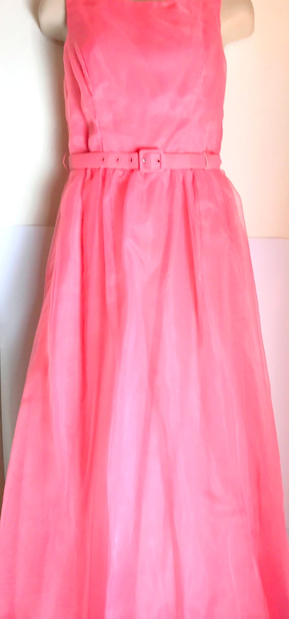 Gorgeous coral vintage evening gown