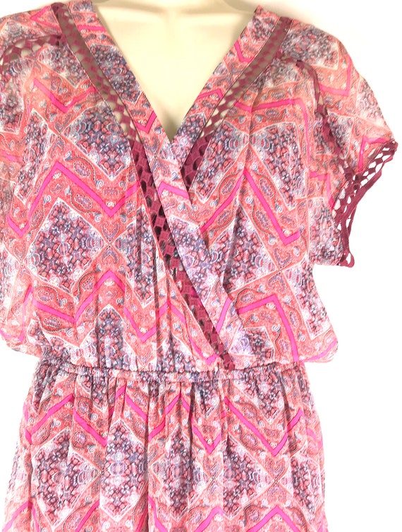 Vintage Sixties Silk Floral Dress - image 2
