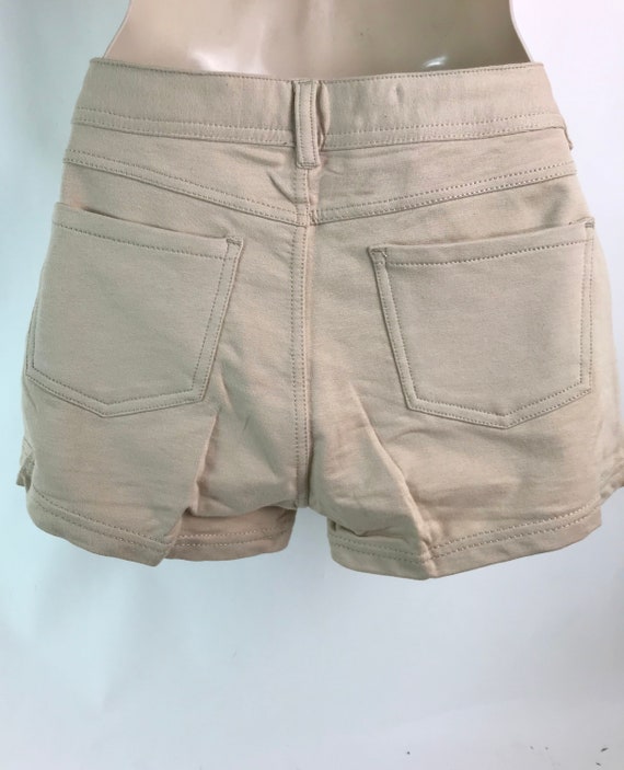 Ladies Kahki Colored Coton Shorts - image 4