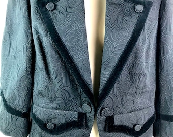 Navy Evening Jacket - Etsy