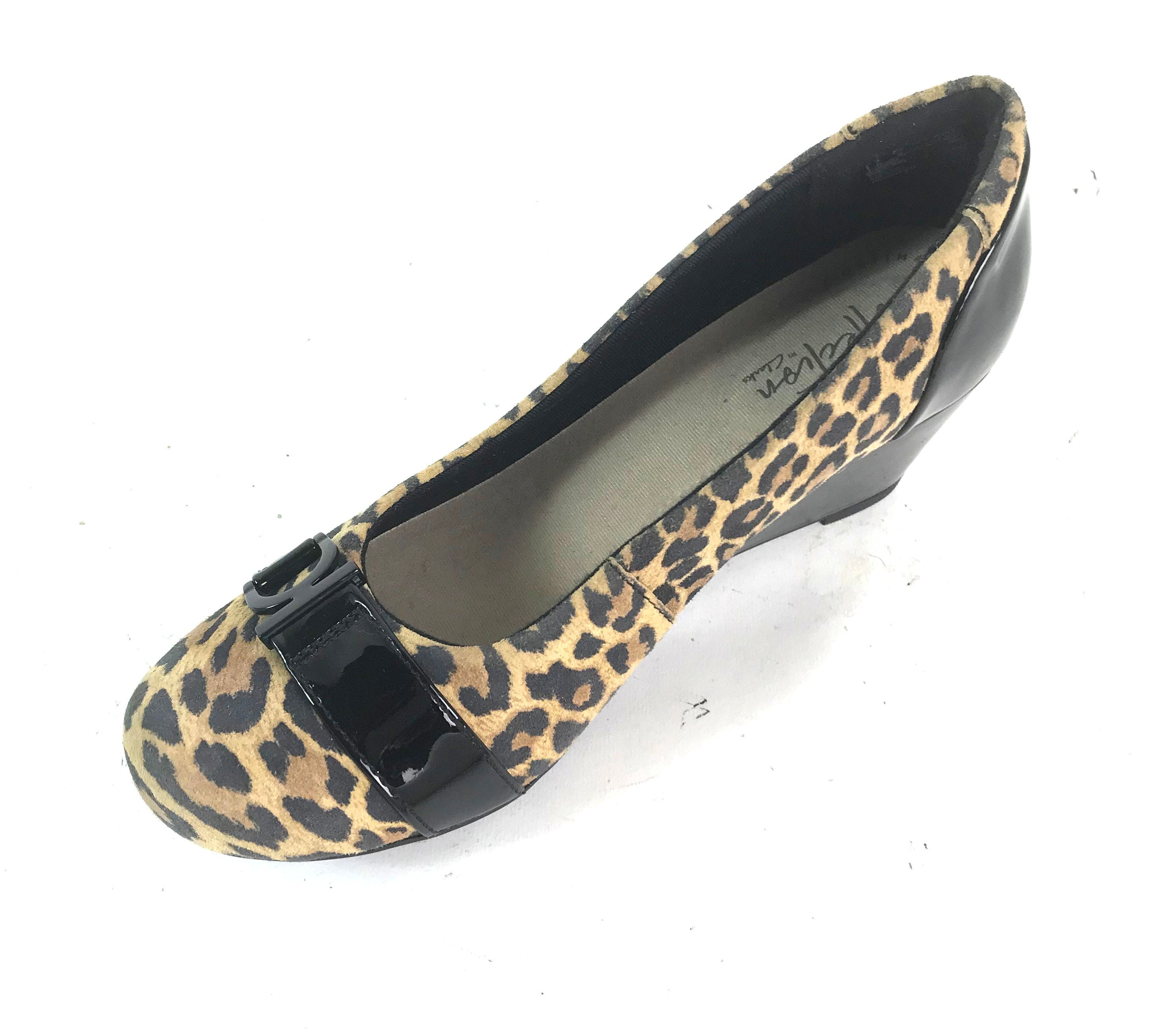 Leopard Print Wedges - Etsy Leopard Print Wedges - Etsy