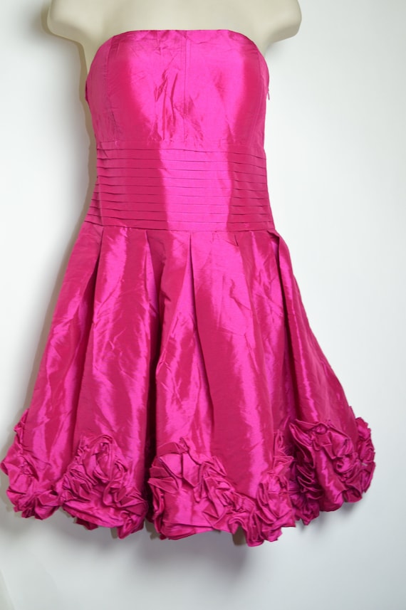 Hot Pink Prom Cocktail Event Dress