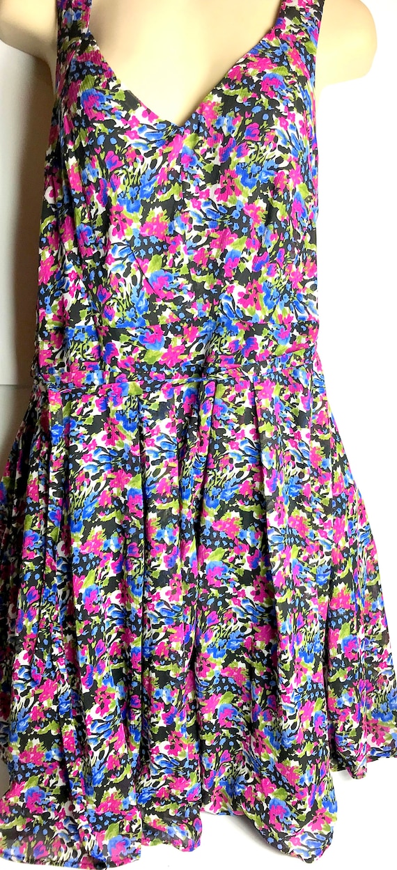 Vintage Floral Summer Dress