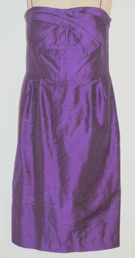 Eighties cocktail silk dress - image 2