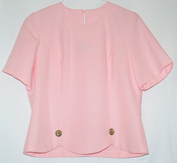 Vintage Eighties Pink Top - image 1