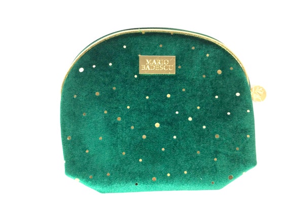 Emerald Green Roundtop Velvet Clutch - image 1