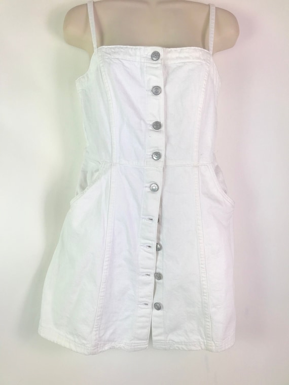 Vintage White Cotton Dress - image 1