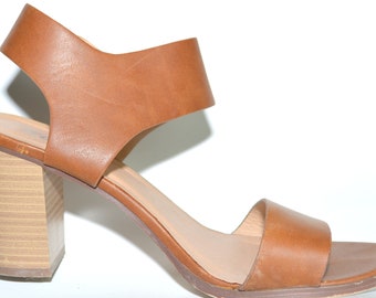 Sandalias Vintage de Cuero para Damas