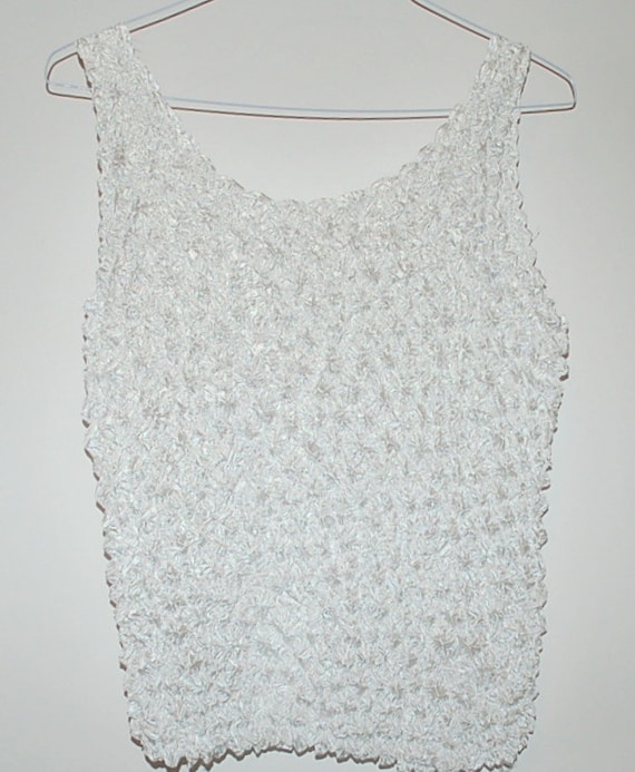 Sixties white tank top