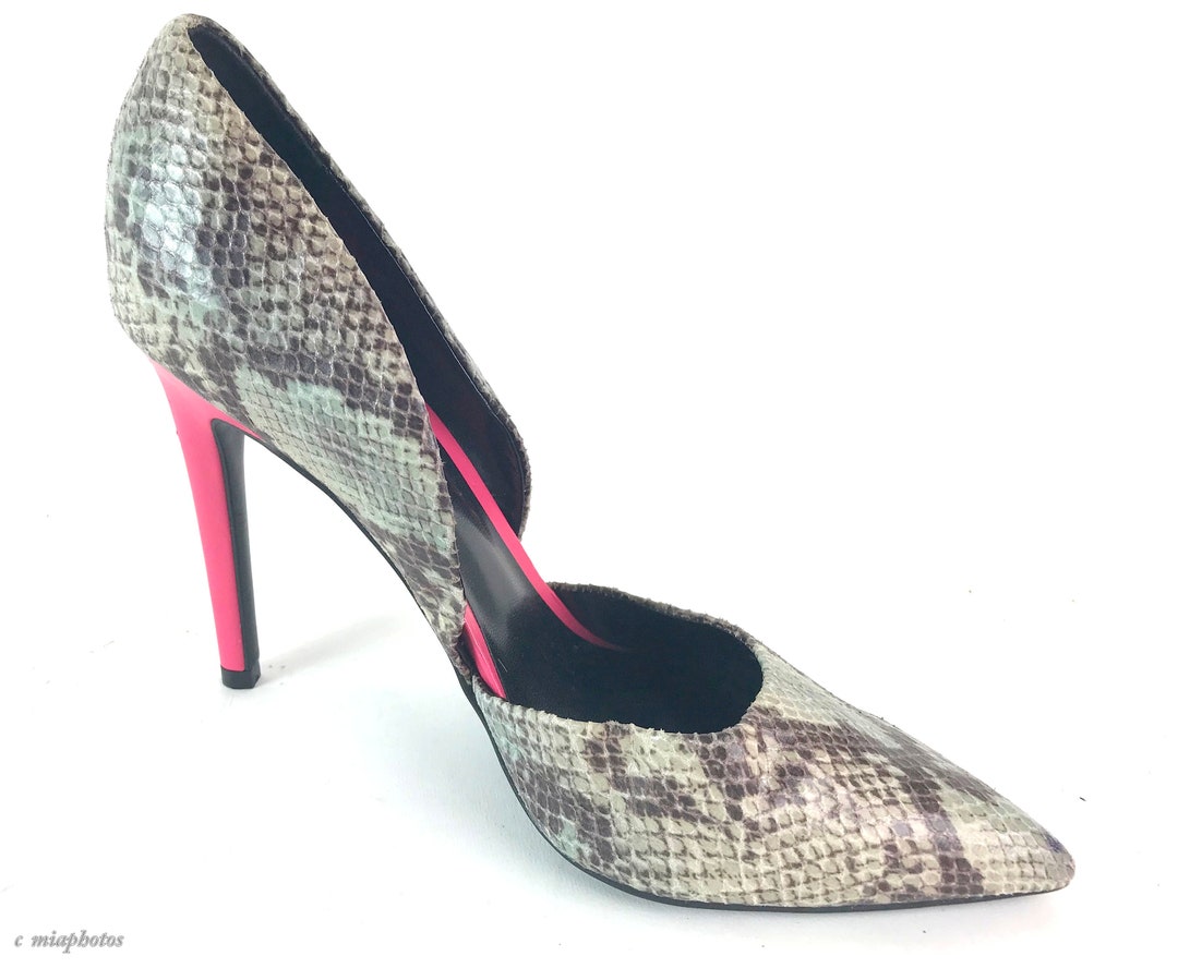 Guess snakeskin heels deals