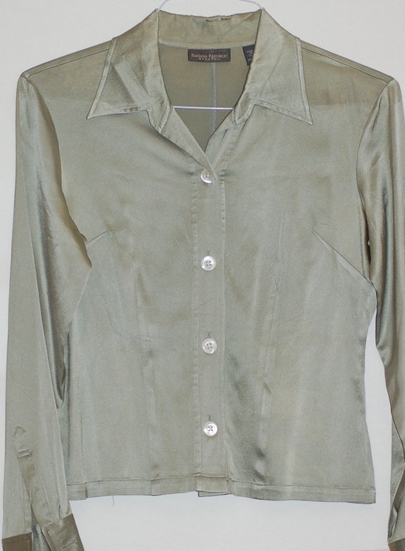 Vintage blouse silk shirt - Gem