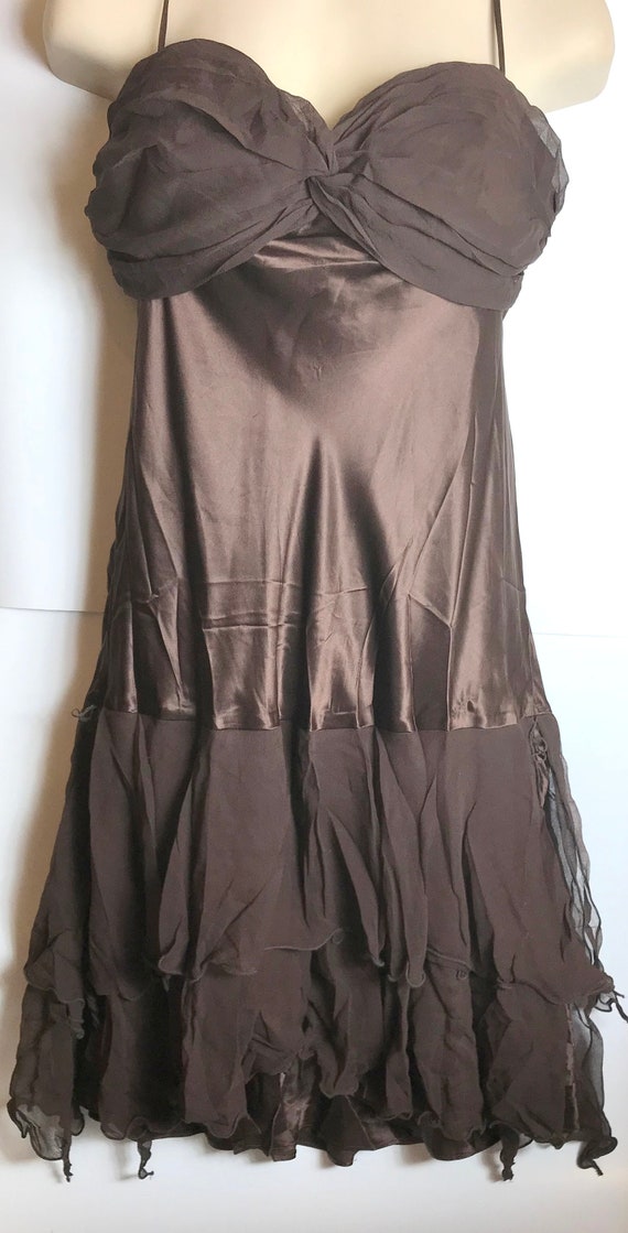 Vintage eighties silk evening dress - image 2