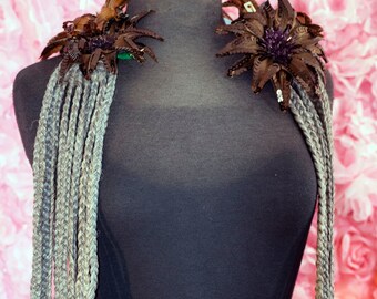 Diva Dreads Braided Falls in Silver