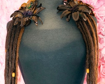 Dread Lock hair falls in Dark Medium Browns