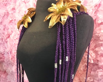 Diva Dreads XL Braided Falls in Purple